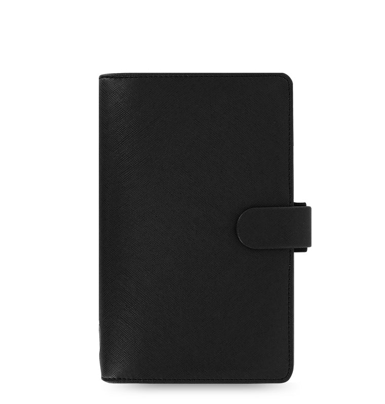 Organizer Personale Filofax Saffiano – Copertina Metallizzata Argento, Dimensioni Personali, Include Diario Settimanale