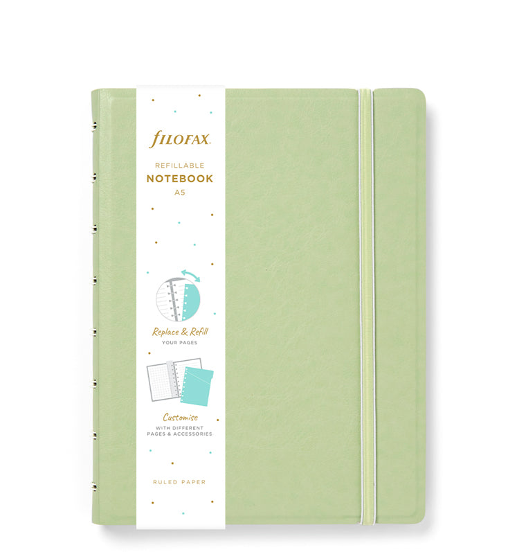 Filofax Notebook Classic Pastels A5 Sage
