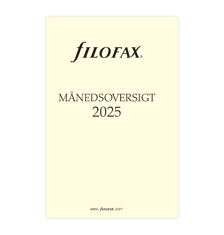 Månedsoversigt / Hæftet, Grå/Røde Faner Dansk Pocket 2025