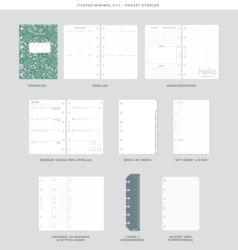 Meadow Pocket Systemkalender