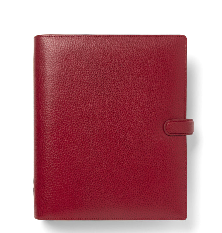 Finsbury A5 Leather Organiser Scarlet