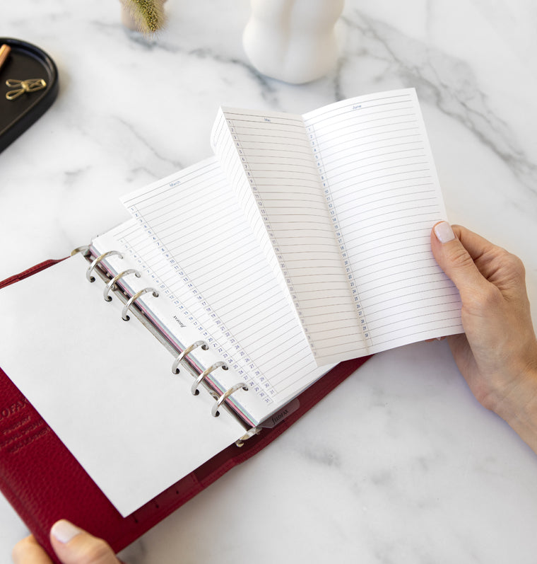 Finsbury Personal Leather Organiser Scarlet