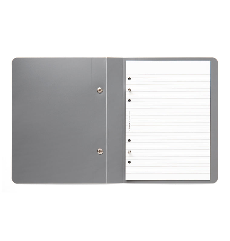 Storage Binder for Filofax Organiser and Clipbook Refills - A5 Size - Gray
