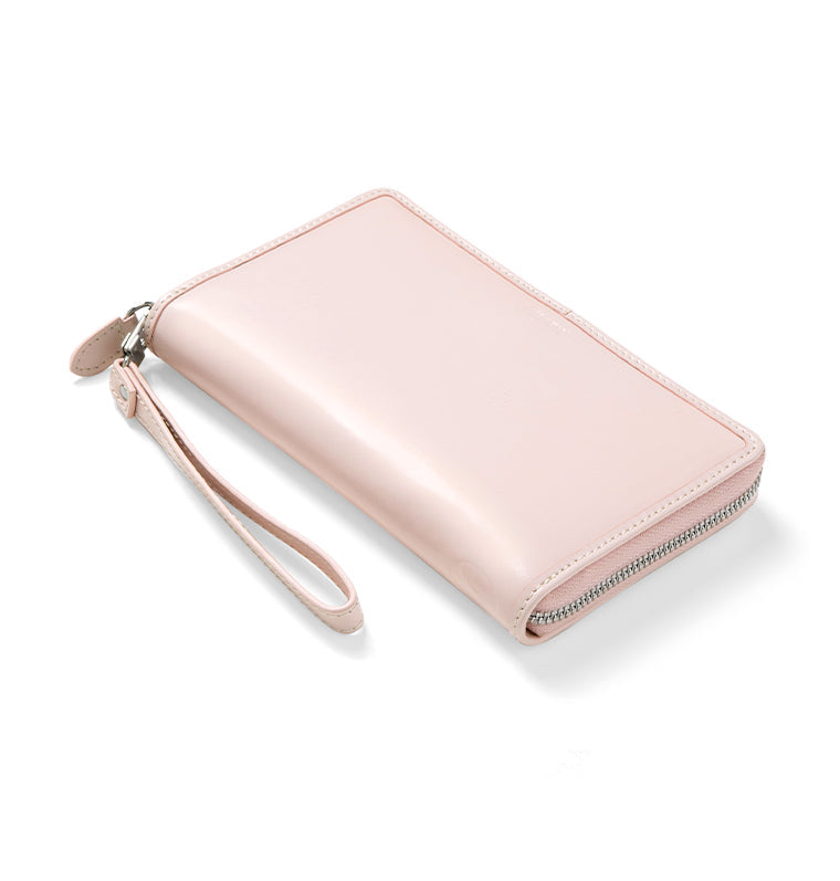 Filofax Malden Personal Compact Zip Leather Organiser in Pink